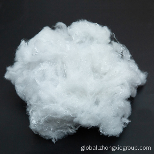 Polyester Recycled Solid Fiber 0.8D / 0.9D /1.2D SILICON recycled fiber solid Supplier